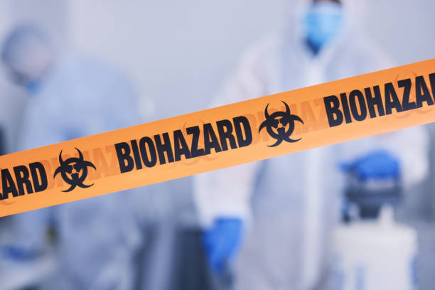 Professional Blood Cleanup technician working in Covington, VA